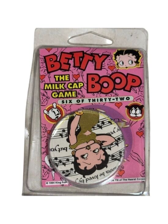 Pro Caps Other - Betty Boop 1994 Milk Cap Game Slammer Factory Sealed